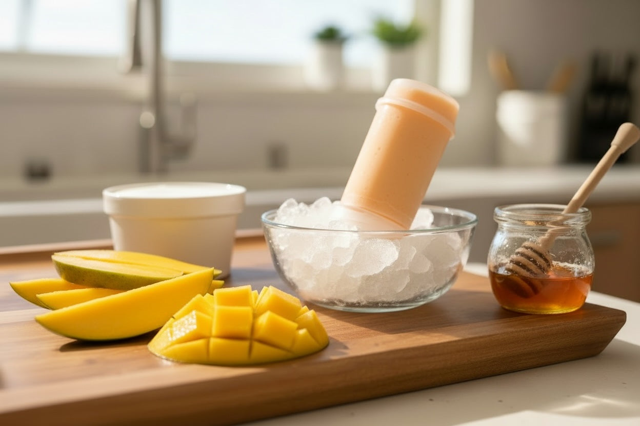 Mango Sorbet Push Pop